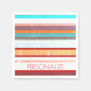 Personalized Stripes Napkin