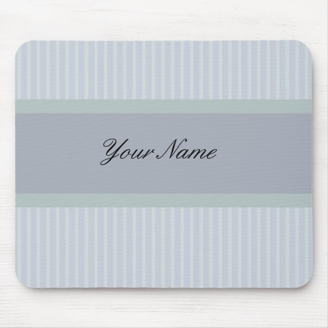 Personalized Stripped Mouse Pad (Front)
