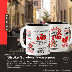 Personalized Stroke Survivor Awareness Ceramic Mug
