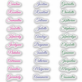Personalized Student Name Script for School