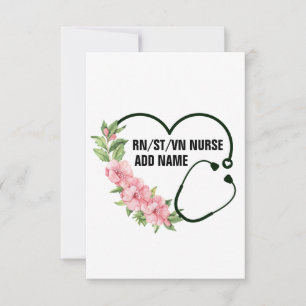 Personalized Student-Registered-Veteran Nurse Name
