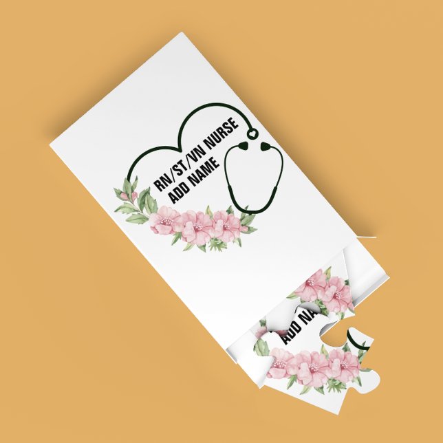 Personalized Student-Registered-Veteran Nurse Name Jigsaw Puzzle (Creator Uploaded)