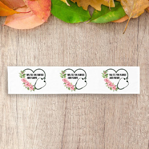 Personalized Student-Registered-Veteran Nurse Name Short Table Runner