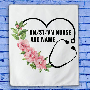 Personalized Student-Registered-Veteran Nurse Name Tapestry