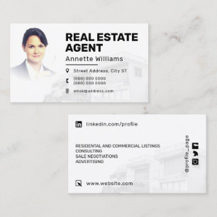 Personalized style realtor  business card