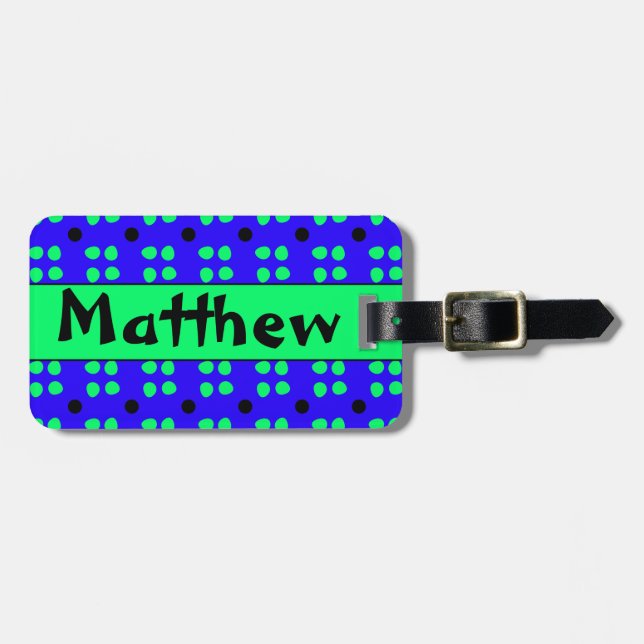 Personalized Styles cartridge Luggage Tag (Front Horizontal)