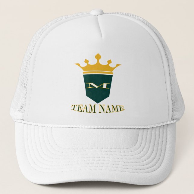 Personalized Stylish Custom Team Name Snapback Hat (Front)