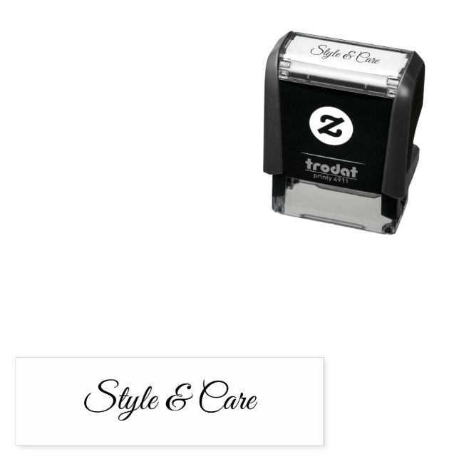 Personalized Stylish Font Self-Inking Name Stamp (In Situ)