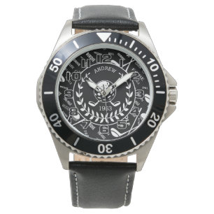 Personalized  stylish golf logo Birthday Watch