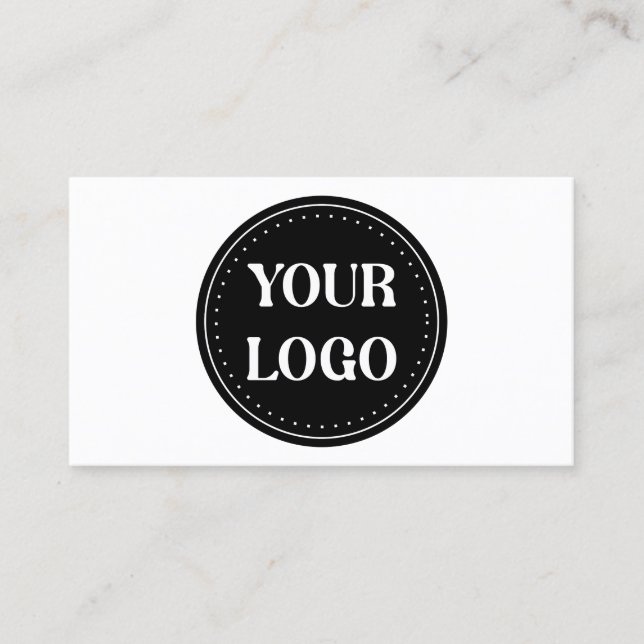 Personalized, stylish, modern & minimal appointment card (Front)