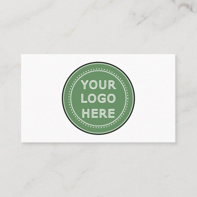 Personalized, stylish, modern & minimal calling card (Front)