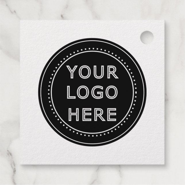 Personalized, stylish, modern & minimal favour tags (Back)