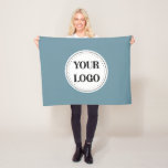 Personalized, stylish, modern & minimal fleece blanket<br><div class="desc">This design is usable by all. The text,  colours,  logo,  and images may all be added,  changed,  or resized as needed. Many thanks.</div>