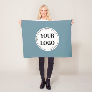 Personalized, stylish, modern & minimal fleece blanket