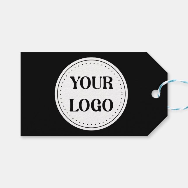 Personalized, stylish, modern & minimal gift tags (Front (Horizontal))