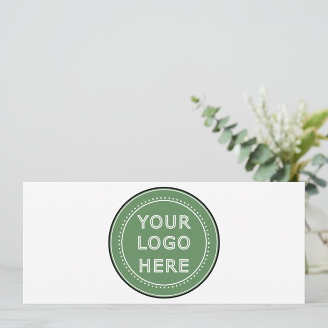 Personalized, stylish, modern & minimal invitation (Standing Front)