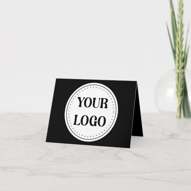 Personalized, stylish, modern & minimal note card (Front)