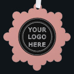 Personalized, stylish, modern & minimal ornament card<br><div class="desc">This design is usable by all. The text,  colours,  logo,  and images may all be added,  changed,  or resized as needed. Many thanks.</div>