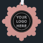 Personalized, stylish, modern & minimal ornament card<br><div class="desc">This design is usable by all. The text,  colours,  logo,  and images may all be added,  changed,  or resized as needed. Many thanks.</div>