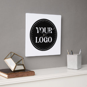 Personalized, stylish, modern & minimal square wall clock