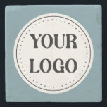 Personalized, stylish, modern & minimal stone coaster<br><div class="desc">This design is usable by all. The text,  colours,  logo,  and images may all be added,  changed,  or resized as needed. Many thanks.</div>