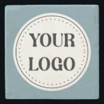 Personalized, stylish, modern & minimal stone coaster<br><div class="desc">This design is usable by all. The text, colours, logo, and images may all be added, changed, or resized as needed. Many thanks.</div>