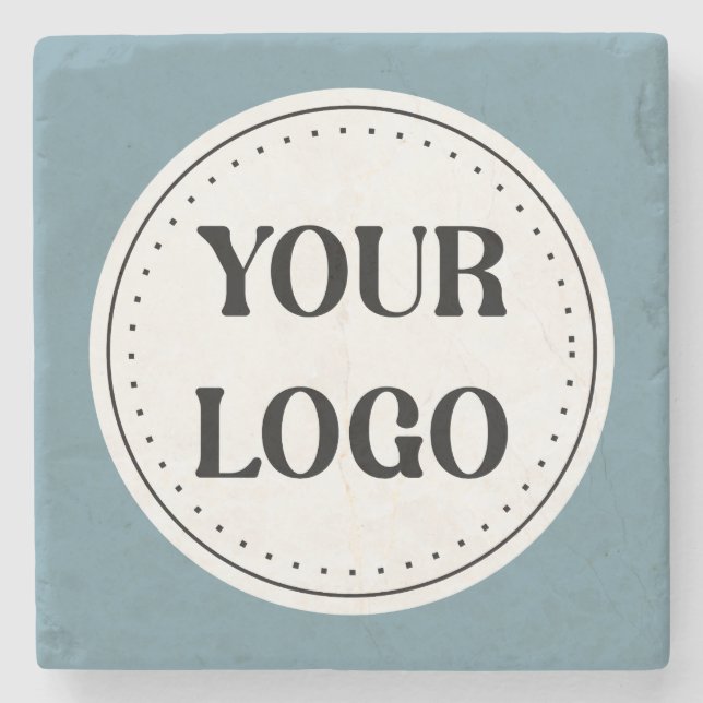 Personalized, stylish, modern & minimal stone coaster (Front)