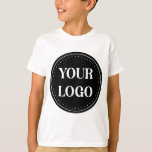 Personalized, stylish, modern & minimal T-Shirt<br><div class="desc">EVERYONE CAN USE THIS DESIGN.You are free to add,  edit,  or resize the logo,  photo,  text,  and colours as you choose.Many thanks.</div>