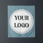 Personalized, stylish, modern & minimal tapestry<br><div class="desc">This design is usable by all. The text, colours, logo, and images may all be added, changed, or resized as needed. Many thanks.</div>