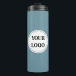 Personalized, stylish, modern & minimal thermal tumbler<br><div class="desc">This design is usable by all. The text,  colours,  logo,  and images may all be added,  changed,  or resized as needed. Many thanks.</div>