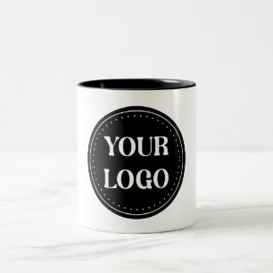 Personalized, stylish, modern & minimal Two-Tone coffee mug