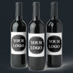 Personalized, stylish, modern & minimal wine label<br><div class="desc">This design is usable by all. The text,  colours,  logo,  and images may all be added,  changed,  or resized as needed. Many thanks.</div>