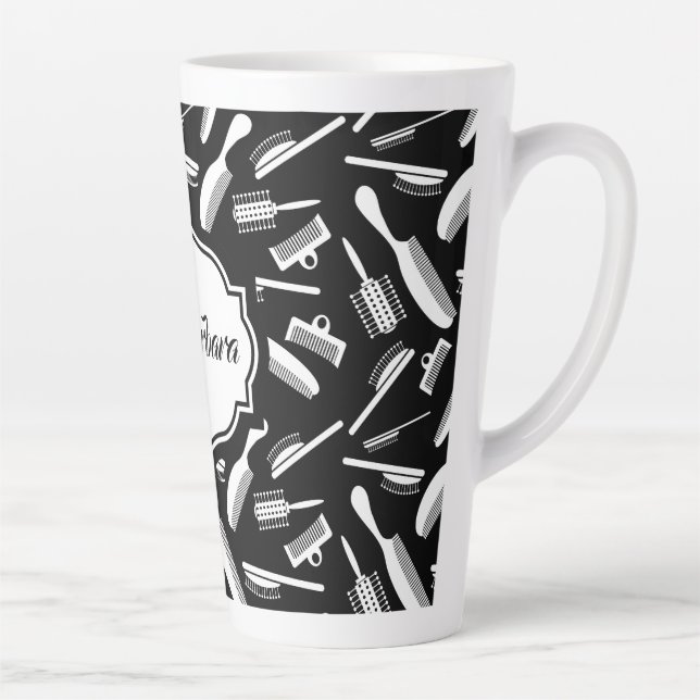 Personalized Stylist   Latte Mug (Right)