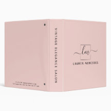 Personalized Stylist Modern Portfolio Binder