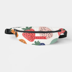 Personalized Summer Colourful Strawberry Pattern Fanny Pack