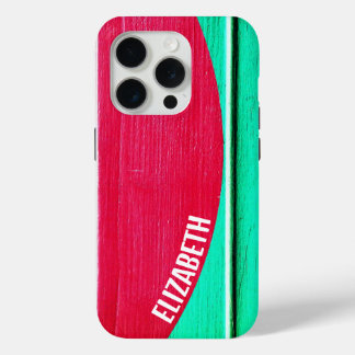 Personalized Summer Deck Floor Boards iPhone 15 Pro Case