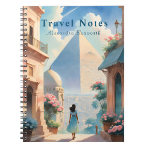 Personalized Summer in Egypt Travel Notebook -