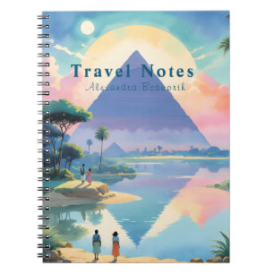 Personalized Summer in Egypt Travel Notebook -