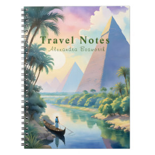 Personalized Summer in Egypt Travel Notebook -