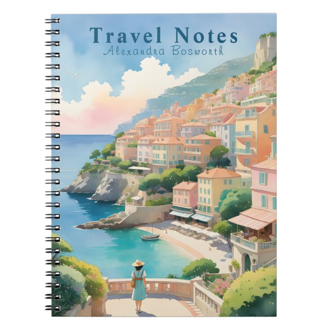 Personalized Summer in France Travel Notebook - (Front)