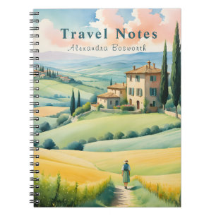 Personalized Summer in Italy Travel Notebook -