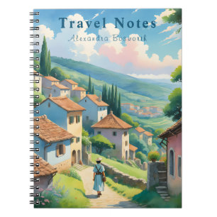 Personalized Summer in Italy Travel Notebook -