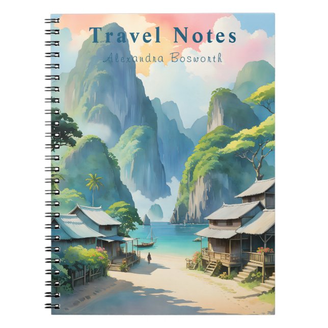 Personalized Summer in Philippines Travel Notebook (Front)