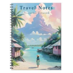 Personalized Summer in Philippines Travel Notebook