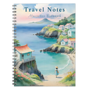 Personalized Summer in South Korea Travel Notebook