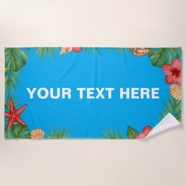  Personalized Summer Towel (Front)