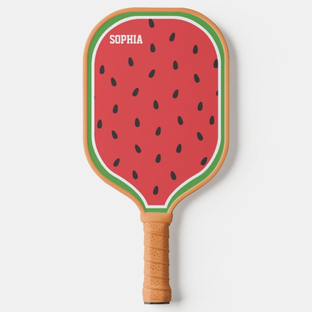 Personalized Summer Watermelon Pickleball Paddle (Front)