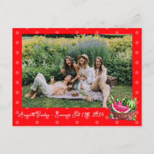 Personalized Summer Watermelon Postcard