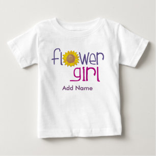 Personalized Sun Flowergirl T-shirts