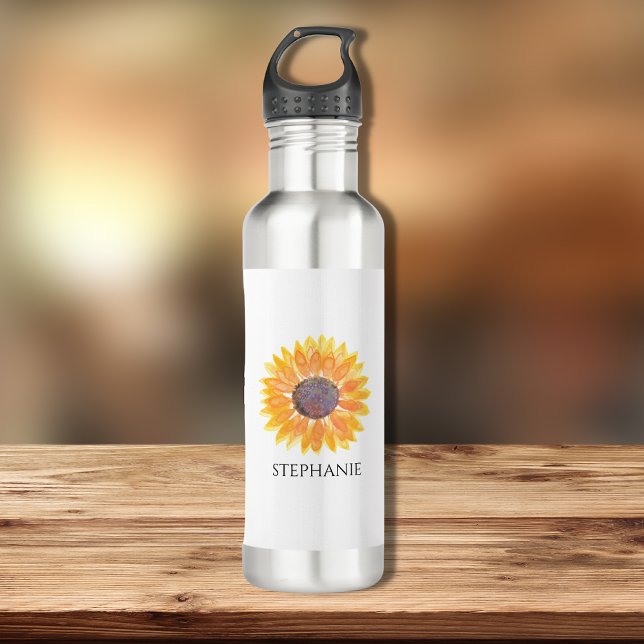 Personalized Sunflower 710 Ml Water Bottle (Creator Uploaded)
